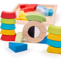 Bigjigs Toys Drevené skladacie oblúky a trojuholníky
